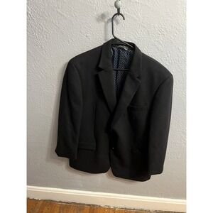 Mens 44R Michael Kors Black Two Button Sport Camel Hair Coat